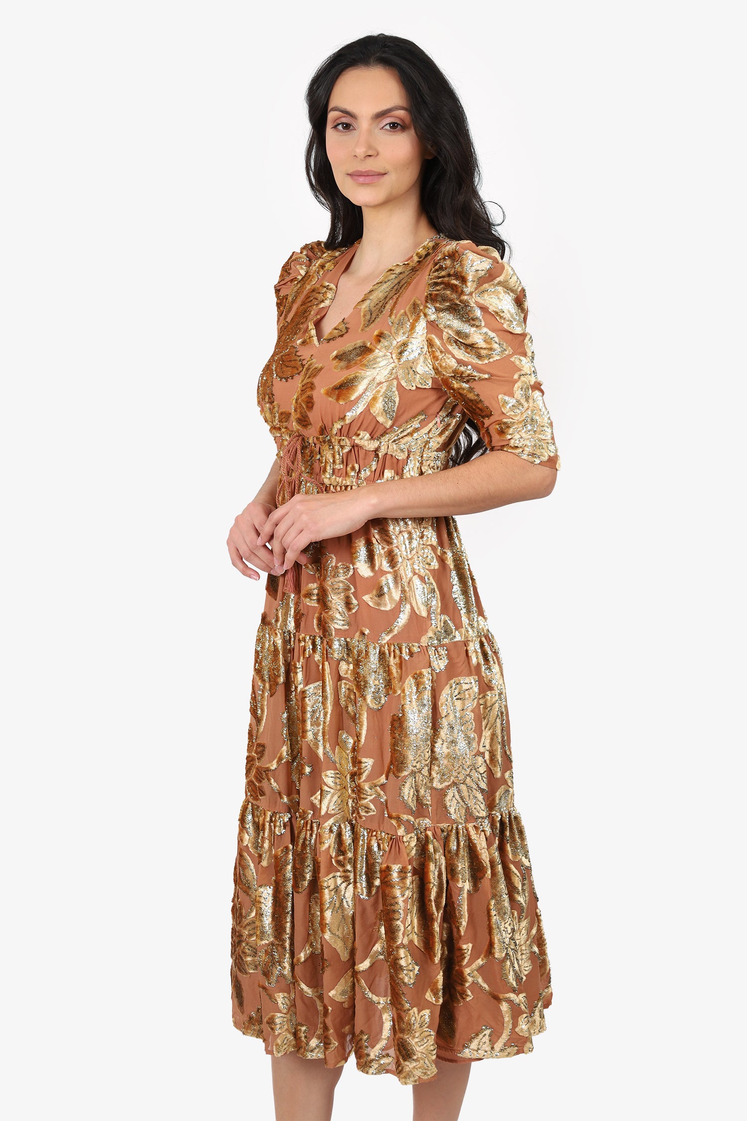 Ulla Johnson Rose Gold Velvet Dress Estimated Size 2 Mine & Yours Ulla Johnson Rose Gold Velvet Dress Estimated Size 2 Mine & Yours