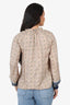 Veronica Beard Cream/Multi Silk Printed Blouse Size 2