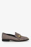 Stuart Weitzman Grey Snake Loafer Size 6