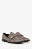 Stuart Weitzman Grey Snake Loafer Size 6