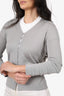 Marlowe Grey Cashmere/Silk Cardigan Size XS