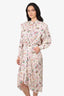 Isabel Marant Cream Printed Dress Size 40