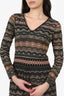 Missoni Black/Brown/Pink Dress Estimated Size 2