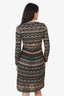 Missoni Black/Brown/Pink Dress Estimated Size 2