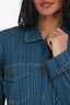 Pleats Please by Issey Miyake Blue Midi Dress Size M