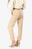 Forte Forte Cream Tweed Linen Blend Pants Size 0