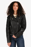 Anine Bing Black Leather Jacket Size S
