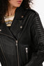 Anine Bing Black Leather Jacket Size S