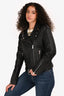 Anine Bing Black Leather Jacket Size S