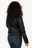 Anine Bing Black Leather Jacket Size S