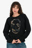 Zadig & Voltaire Black Beaded Skull Sweatshirt Size S