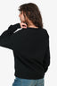 Zadig & Voltaire Black Beaded Skull Sweatshirt Size S