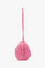 Miu Miu Pink Suede Leather Cylinder Pouch Shoulder Bag