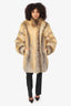 Holt Renfrew Design Studio Fox Fur Coat Estimated Size S