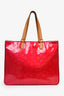 Louis Vuitton Red Vernis Patent Leather 'Houston' Tote