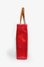 Louis Vuitton Red Vernis Patent Leather 'Houston' Tote
