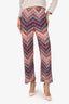 Missoni Multicolour Knit Zig-Zag Pants Size 40