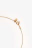 Givenchy Vintage Gold Tone Metal Necklace