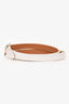 Hermès 2010 White Epsom Leather BeHapi Triple Tour Bracelet