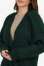 Stella McCartney Green Mohair/Silk Metallic Oversized Long Cardigan Size 38