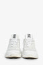 Miu Miu White Leather Crystal Sneakers Size 38