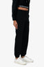 Off-White Black Cotton Logo Joggers Size XXS