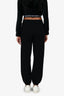 Off-White Black Cotton Logo Joggers Size XXS