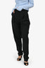 Sport Max Black Wool High Waisted Trousers Size 0