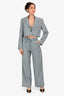 Alohas Grey Cropped Blazer + Trouser Set Size XS/S