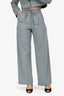 Alohas Grey Cropped Blazer + Trouser Set Size XS/S