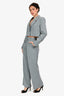 Alohas Grey Cropped Blazer + Trouser Set Size XS/S