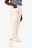 Aimé Leon Dore White Straight Leg Jeans Size 32