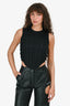Dion Lee Black Cotton Corset Top Size XS