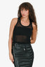 Dion Lee Black Mesh Tank Top Size 0