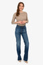 Saint Laurent Blue Denim Slim '90s' Jeans Size 25