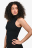 Joah Brown Black Mock Neck Tank Top Size XS/S