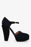 Marni Navy/Black Suede Platform Pumps Size 36