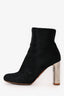 Celine Black Ponyhair Ankle Boots Size 37