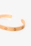 Cartier 18K Yellow Gold Love Bangle Cuff Size 17