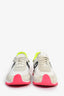 Loewe White/Neon Suede Flow Runner Sneaker Size 41