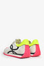 Loewe White/Neon Suede Flow Runner Sneaker Size 41