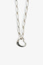 Tiffany & Co. Sterling Silver Elsa Peretti Chain Link Open Heart Necklace