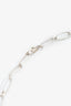 Tiffany & Co. Sterling Silver Elsa Peretti Chain Link Open Heart Necklace