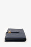 Hermès 2011 Navy Epsom Leather Bearn Long Wallet Gold Hardware