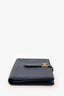 Hermès 2011 Navy Epsom Leather Bearn Long Wallet Gold Hardware