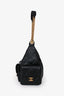 Pre-Loved Chanel™ Black Lambskin Leather Medium Trendy Pocket Hobo Shoulder Bag