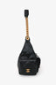 Pre-Loved Chanel™ Black Lambskin Leather Medium Trendy Pocket Hobo Shoulder Bag