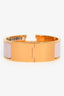 Hermès Pink Clic Clac H Wide Bracelet Size S