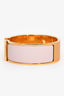 Hermès Pink Clic Clac H Wide Bracelet Size S