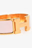 Hermès Pink Clic Clac H Wide Bracelet Size S